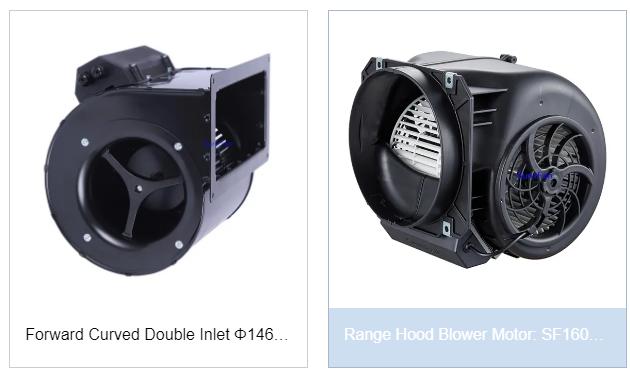 Technical features of HRV&ERV ventilator fan electric impeller