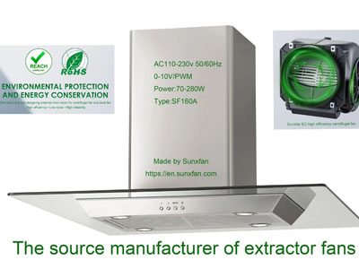 Mutfak çıkarıcı Fan: SF160D-E092B3 Seriers