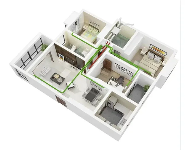 Backaward kavisli santrifüj Fan uygulamaları