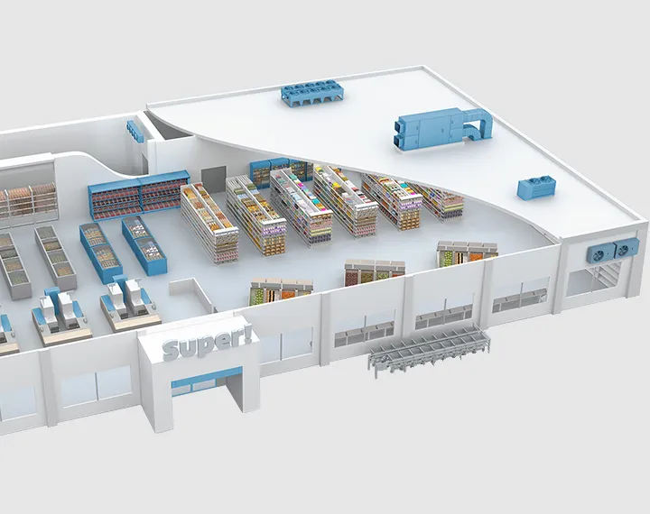 Tek giriş ileri santrifüj Fan uygulamaları