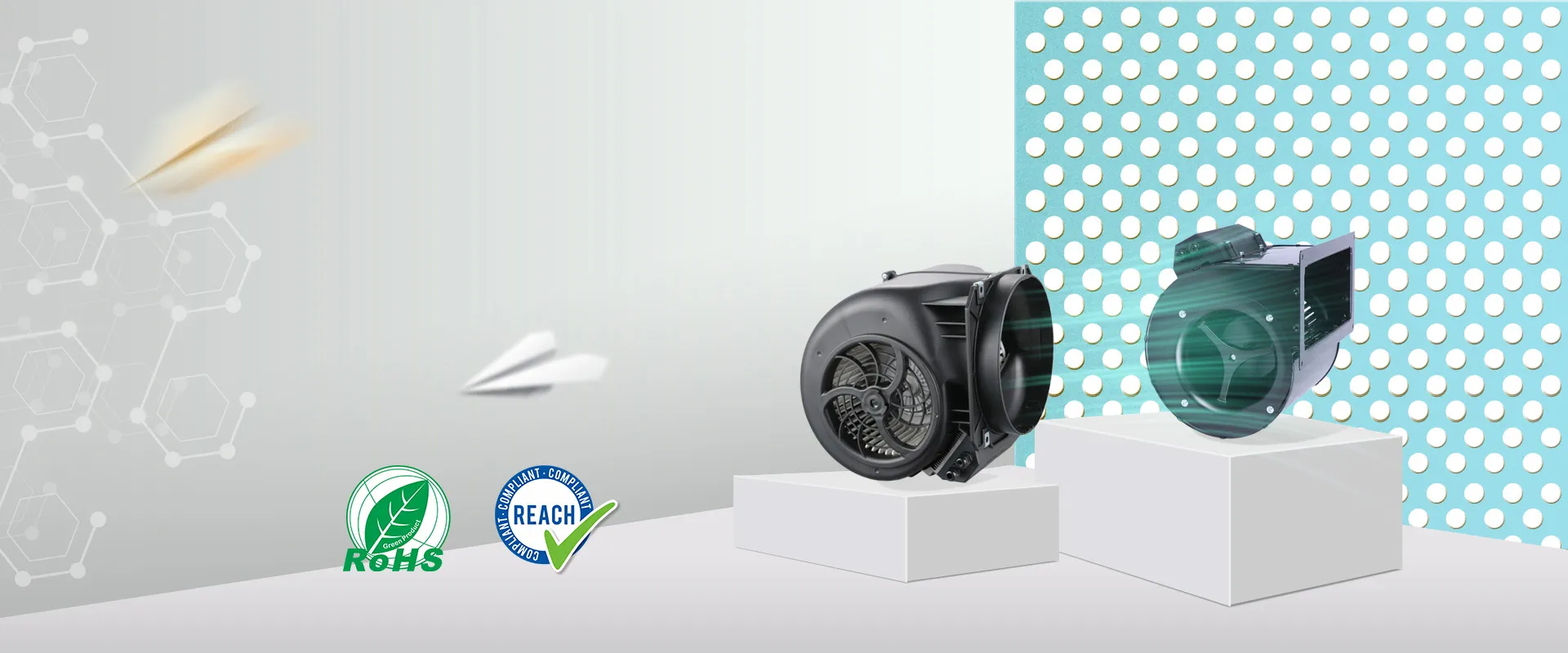 İleri kavisli santrifüj fanlar