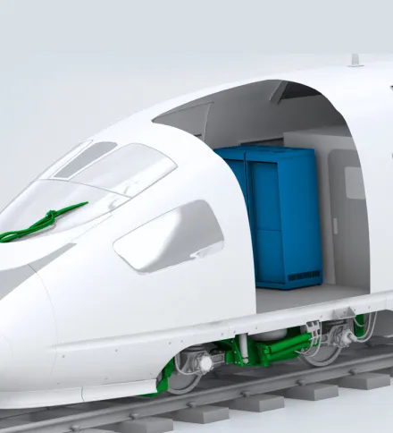 Kamyon ve raylı soğutma sistemi